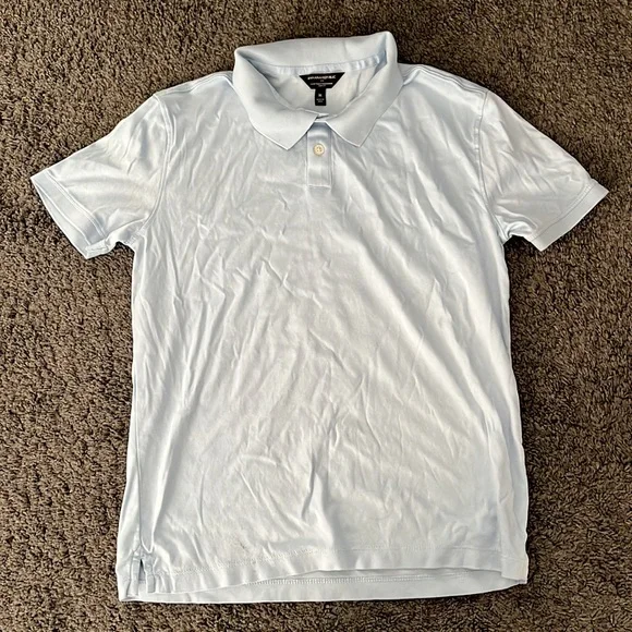 Banana Republic Luxe Touch Performance Polo Slim Fit Light Blue